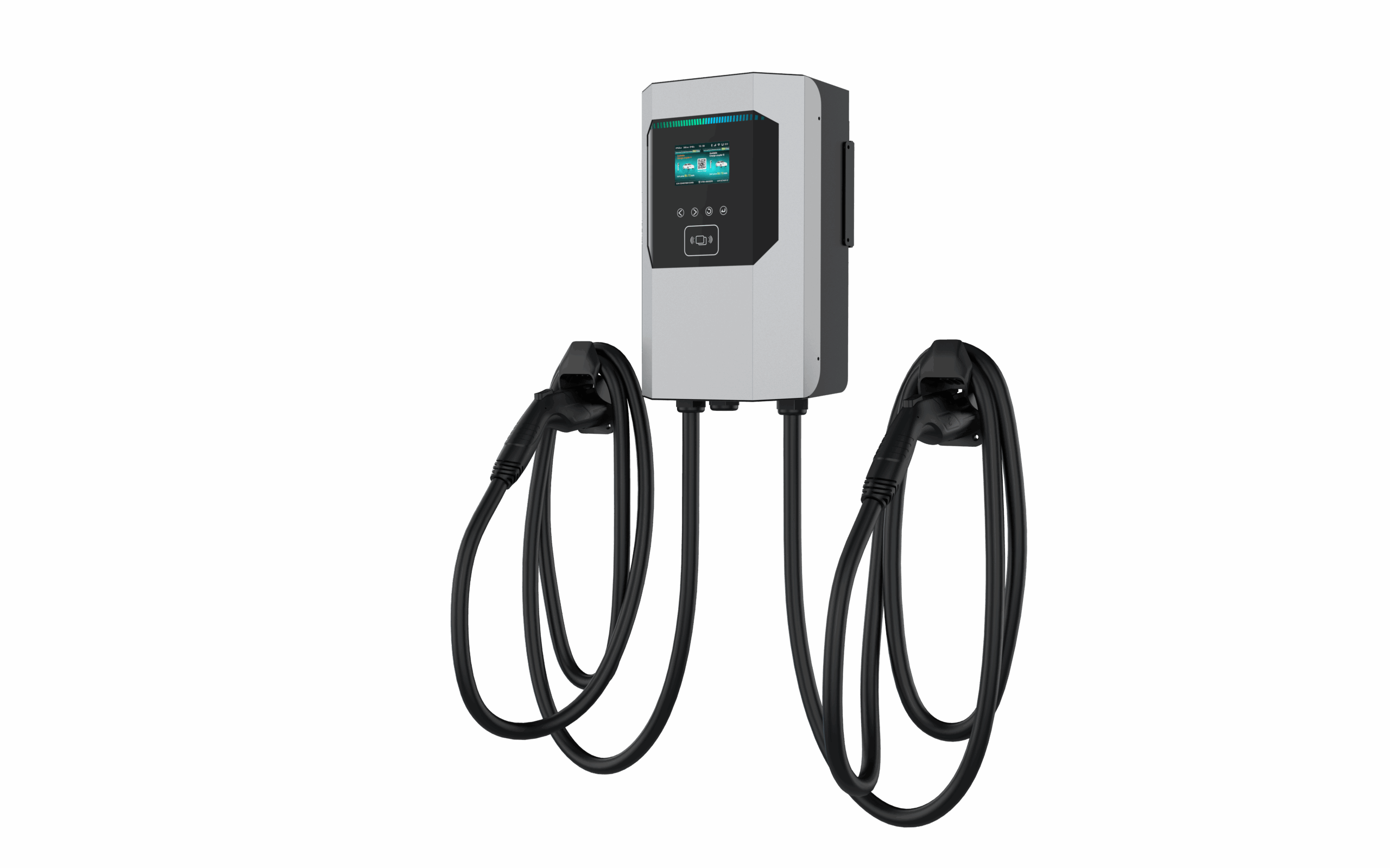 Level 2 EV Charger 80A Dual Port – LH SERIES