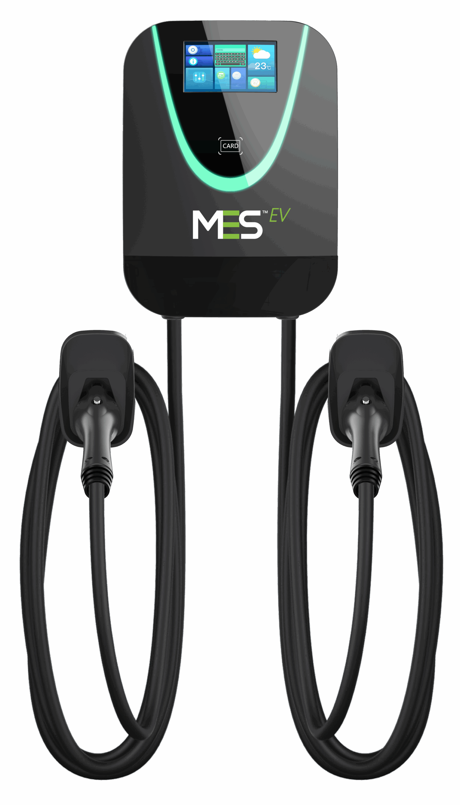 Level 2 EV Charger 80A/48A Dual Port – TS SERIES