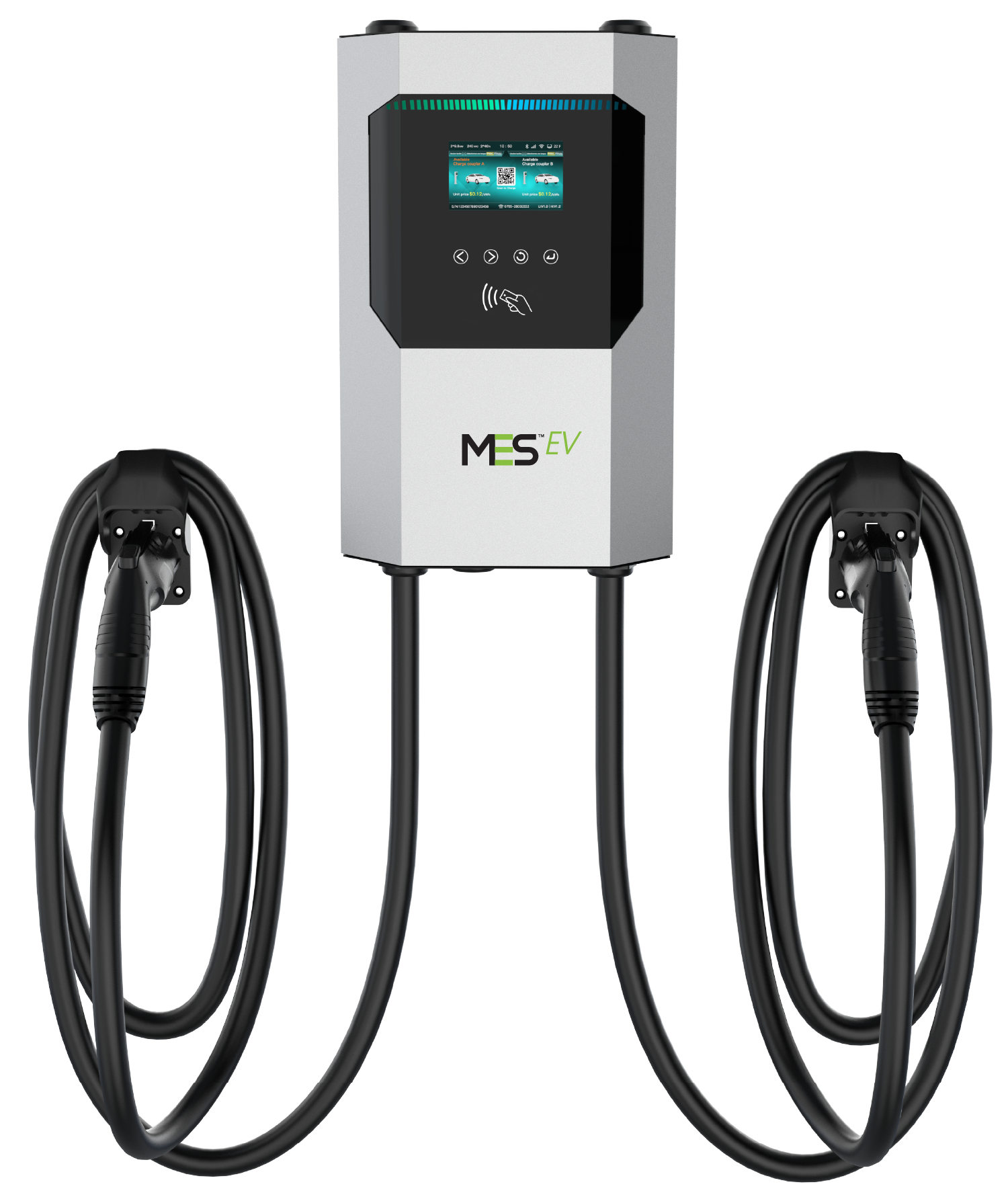 Level 2 EV Charger 80A Dual Port – LH SERIES